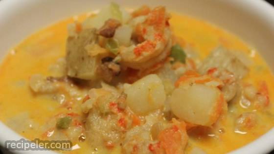Crawfish Potato Soup