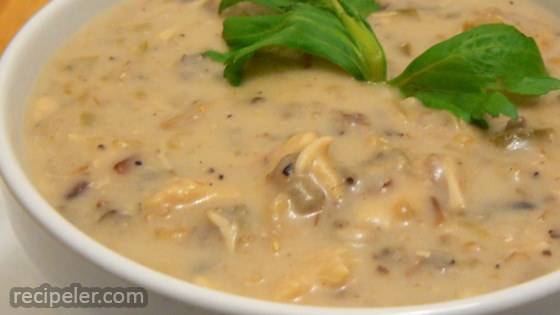 Cream Of Chicken With Wild Rice Soup