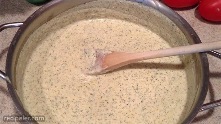 cream sauce with herbs and no dairy