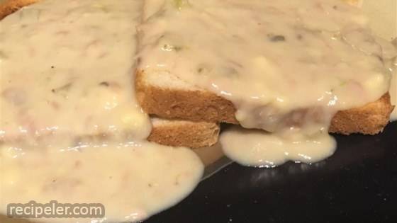 Creamed Tuna On Toast