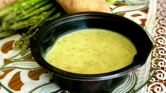 creamy asparagus potato soup