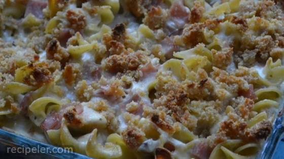 Creamy Chicken Cordon Bleu Casserole