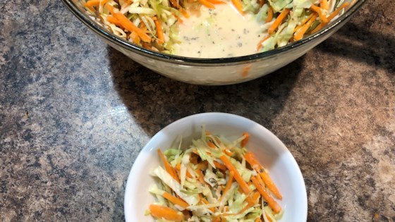 creamy coleslaw with fennel