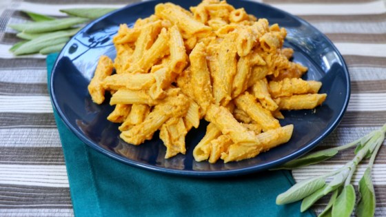 Creamy Vegan Pumpkin Penne Pasta