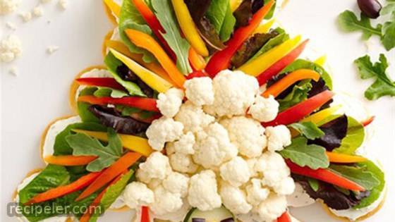 Crescent Turkey Shaped Veggie Platter