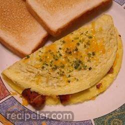 Crispy Bacon and Sweet Onion Omelet