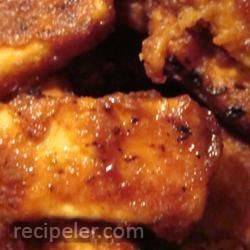 Crispy Barbequed Tofu Slices
