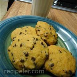 Crystal's Chocolate Chip Pumpkin Cookies