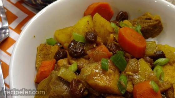 Curried Beef with Winter Vegetables