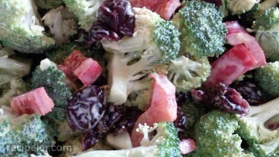 Curried Broccoli Cranberry Salad