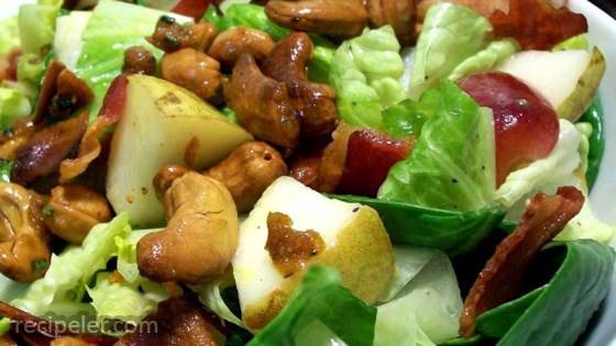 Curried Cashew, Pear, and Grape Salad