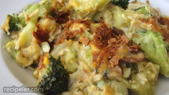 Curried Chicken and Broccoli Casserole