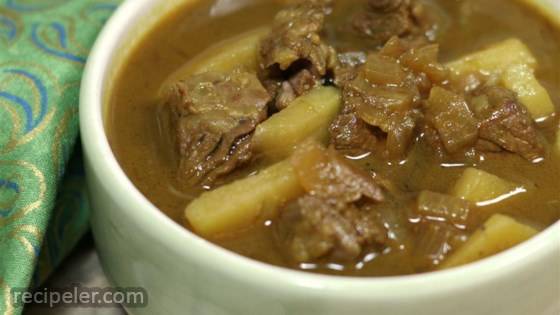 Curry Beef Soup