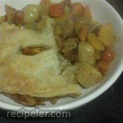 Curry Root Vegetable Pot Pie