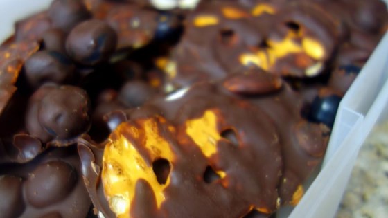 Dark Chocolate-covered Berries, Almonds, And Pretzel Crisps&#174;