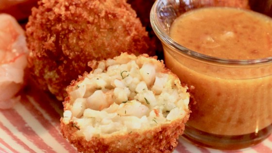 Deep-fried Prawn And Rice Croquettes