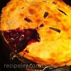 deluxe blackberry pie