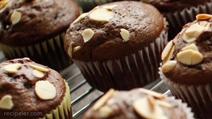 Double Chocolate Cherry Muffins