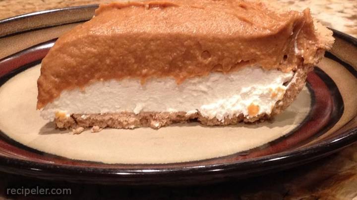 double layer pumpkin pie