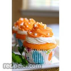 dreamy orange cupcakes