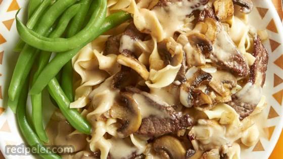 Easy Beef Stroganoff