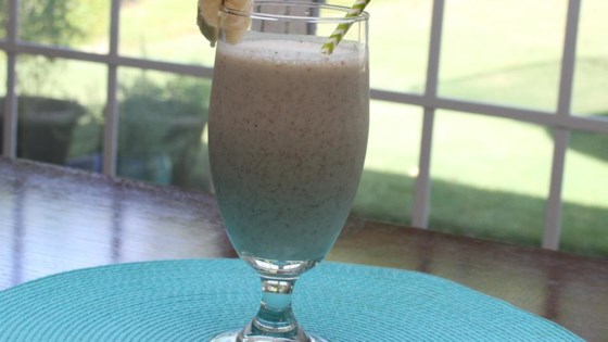 easy-breezy coconut and banana drink