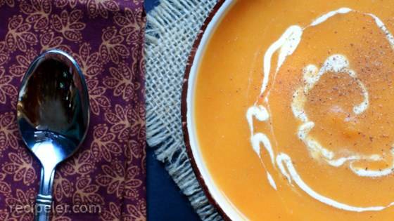 Easy Butternut Squash and Pear Soup