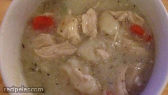 Easy Chicken and Dumplings with Vegetables