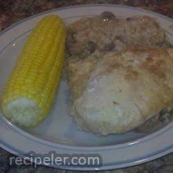 Easy Chicken and Rice with Mushrooms