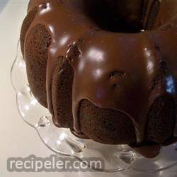 easy chocolate bundt cake glaze