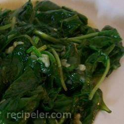 Easy Fried Spinach
