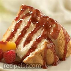 Easy Peach-Raspberry Dessert Topping
