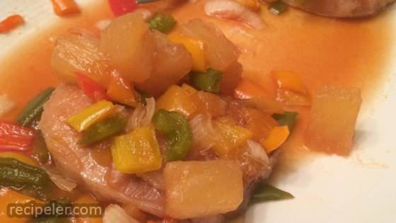 Easy Slow Cooker Sweet And Sour Pork Chops