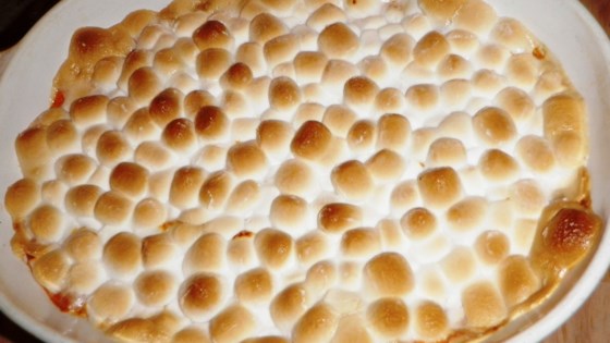 easy sweet potato casserole with marshmallows