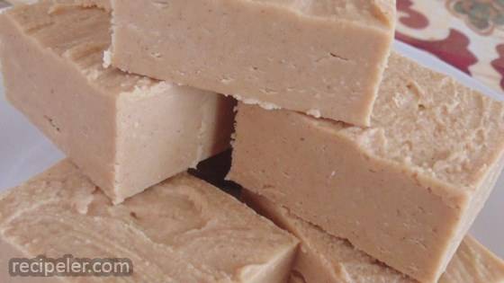 Easy Two-ngredient Peanut Butter Fudge