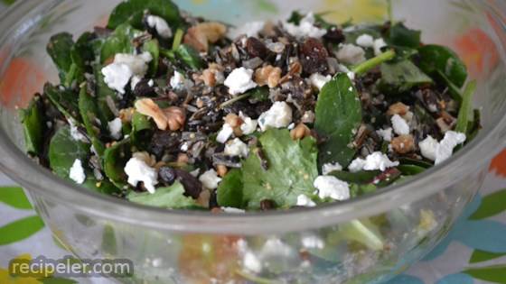 Ekaterina's Wild Rice and Kale Salad