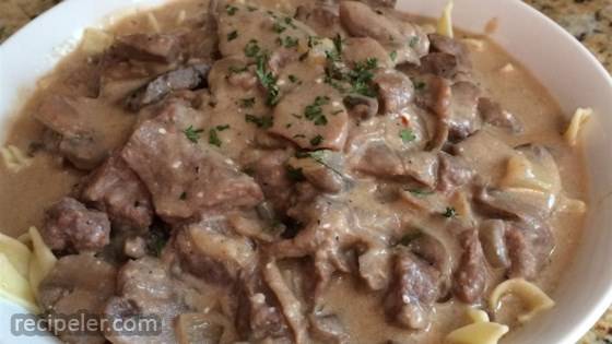 Elegant Beef Stroganoff