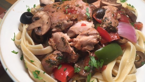 Elise's Slow Cooker Chicken Cacciatore