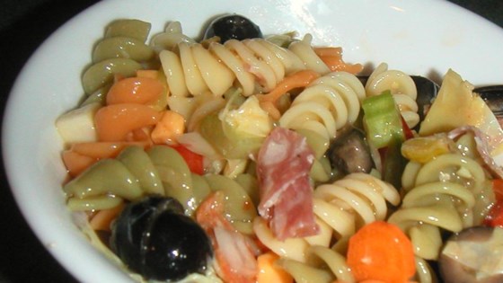 Ellen's Muffaletta Pasta Salad