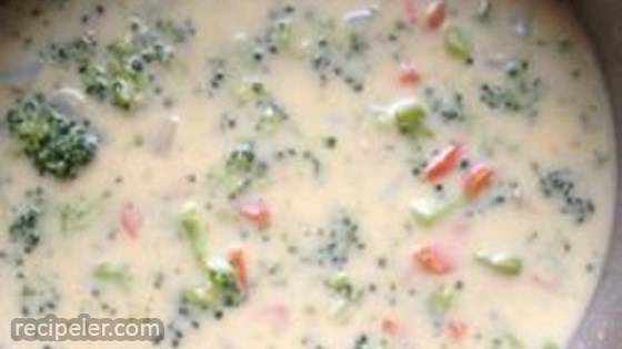 Emily's Broccoli Cheese Soup