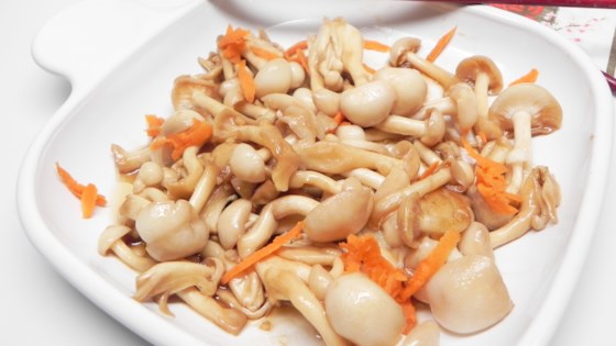 enoki mushrooms