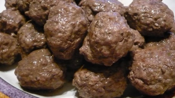 Fabienne's Bison Meatballs