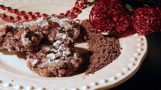 flourless triple chocolate cookies