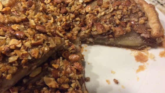 French Pear Tart With Nuts