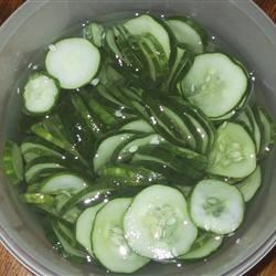 fresh frozen cucumbers