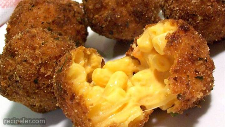 fried mac and cheese balls