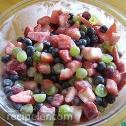 fruit salad in seconds