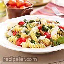 Fusilli with Grape Tomatoes and Sausage