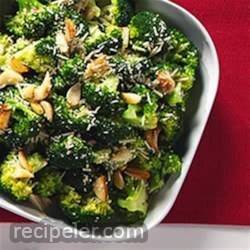 Garlic Roasted Broccoli with Parmesan Cheese