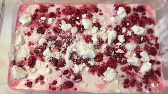 german raspberry-meringue dessert